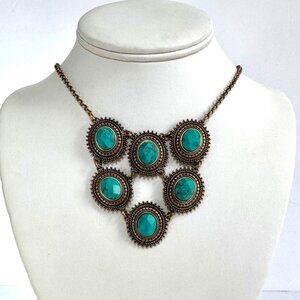 vintage Natural Turquoise necklace